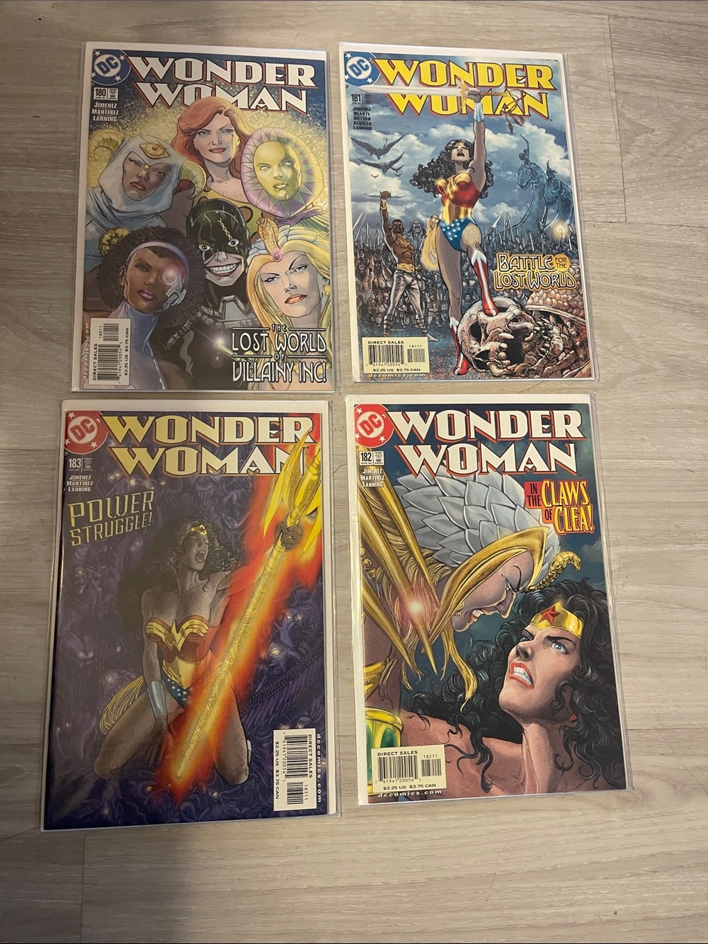 DC Wonder Woman Comics - Red, Blue & Gold Covers